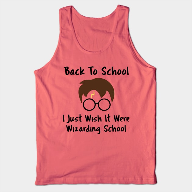 Back To School Wizards Tank Top by CoastalDesignStudios